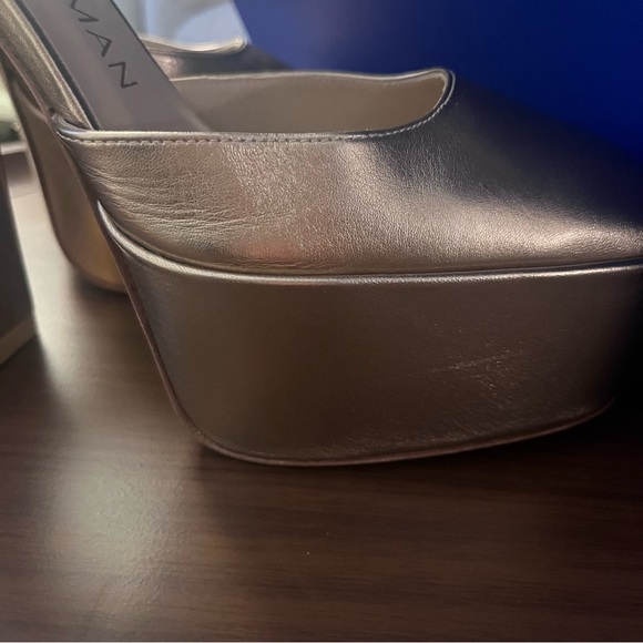 STUART WEITZMAN Sky High 145 Ankle Strap Platform Pump Women’s Size US 7.5/EU 38 - Picture 12 of 15